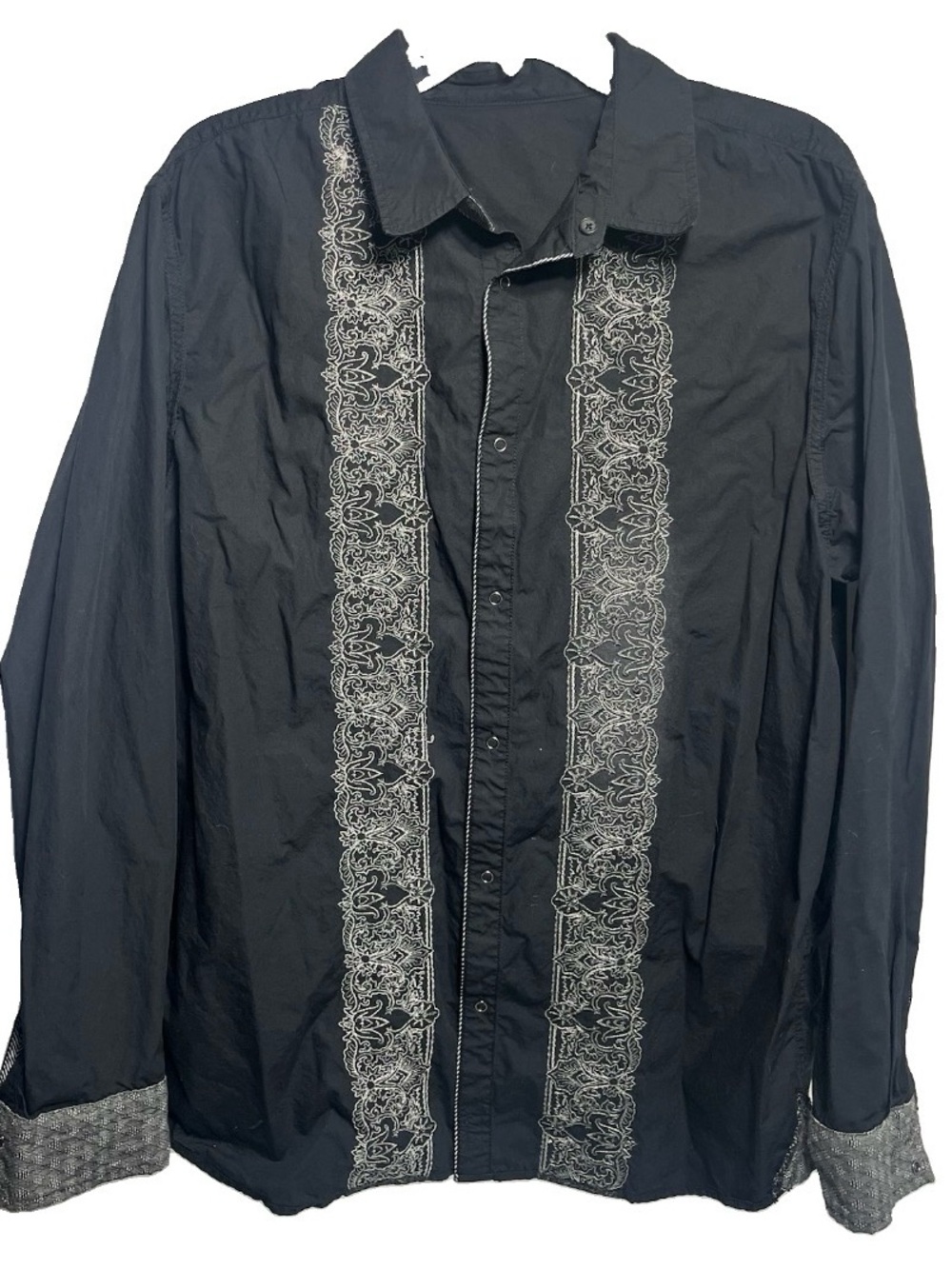 Moonshine Spirit Brad Paisley Mens Western Pearl Snap Shirt Black XL